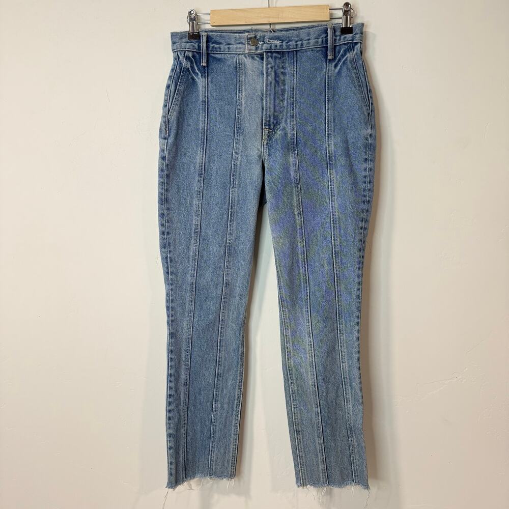 GRLFRND Women's Jeans Monroe Panelled Seamed Catching Feelings Straight Leg 26 - Picture 1 of 10